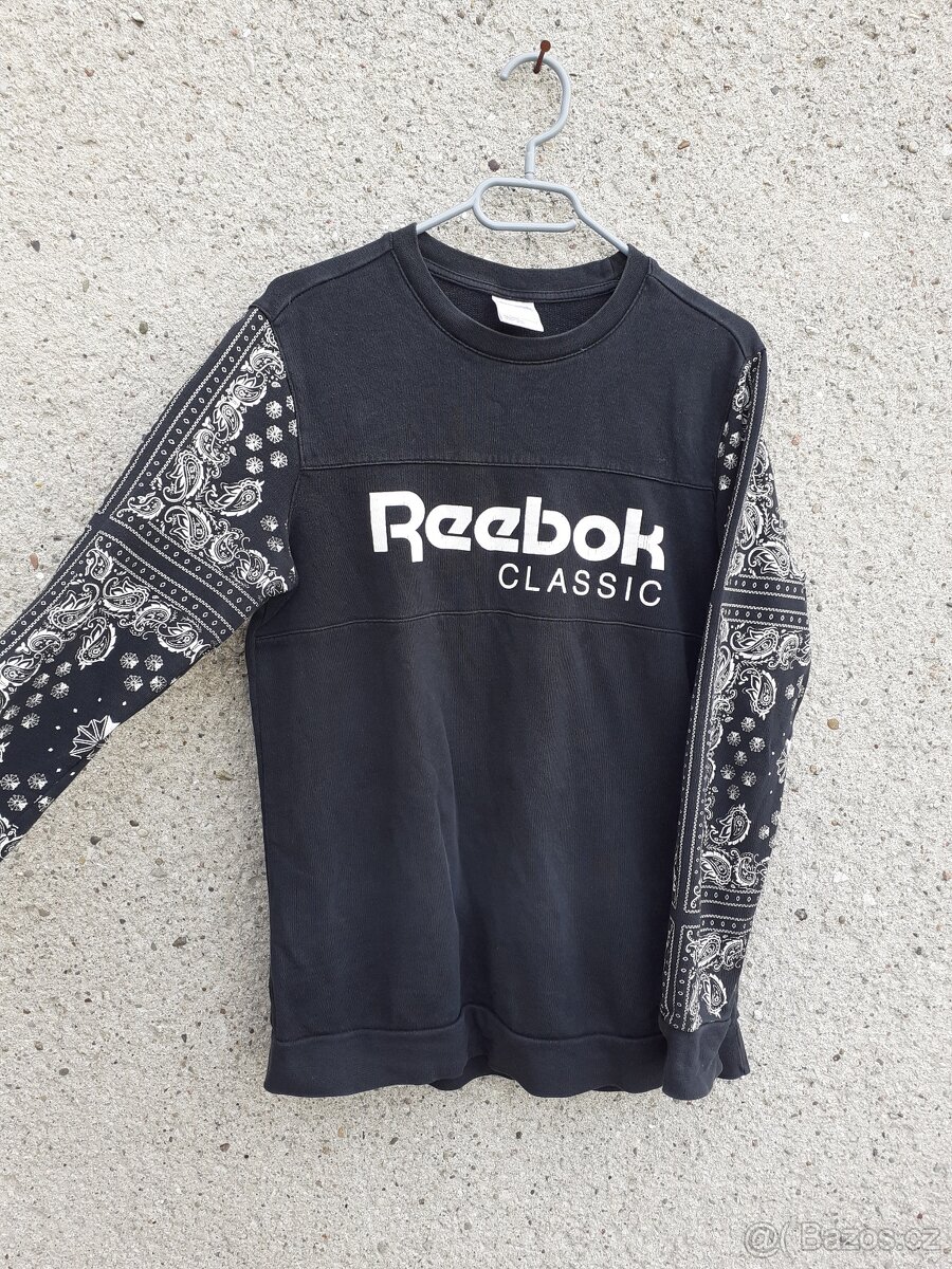 Vintage Reebok classic tričko triko mikina svetr s vzory dlo - 3