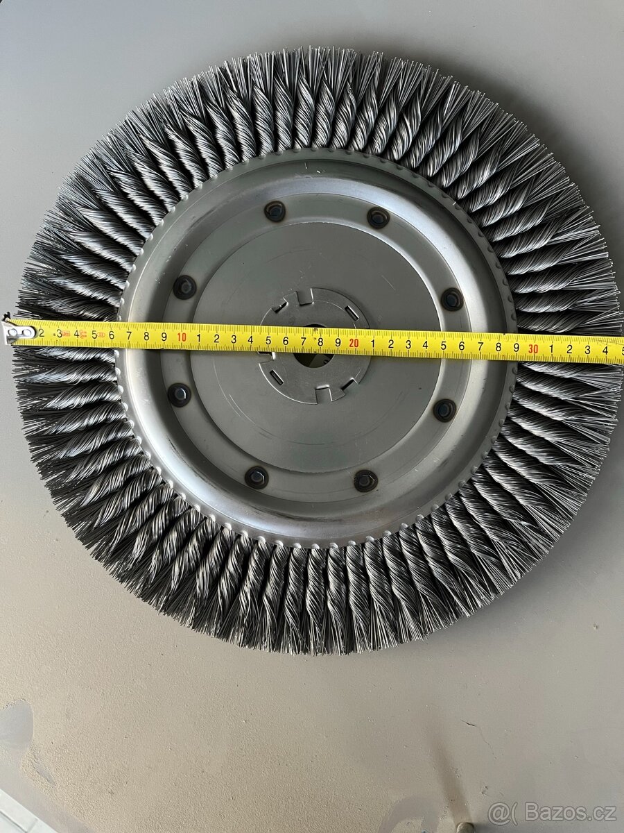 Prodám kotoučový drátěný ocelový kartáč - 3