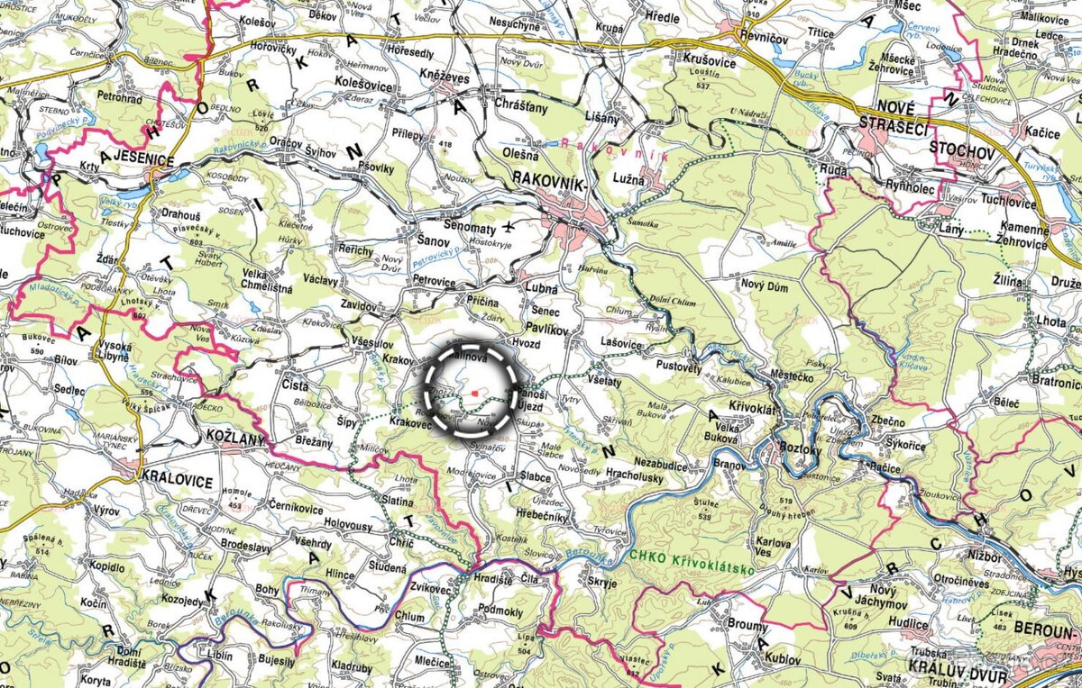 Zemědělská půda, prodej, Krakovec, Rakovník - 3