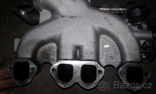 sání chladič spalin skoda octavia II 1,9 tdi golf v - 3