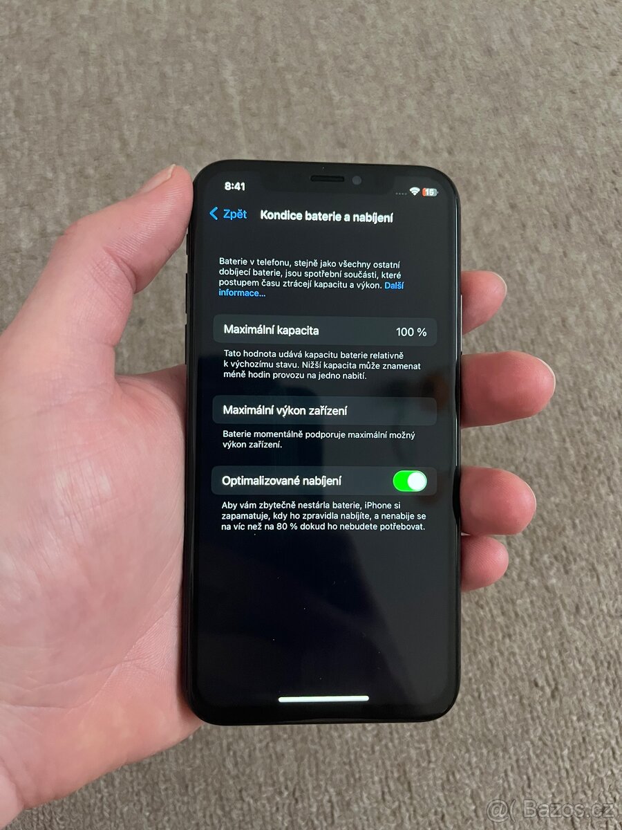 iPhone X 64 GB, baterie 100 % - 3