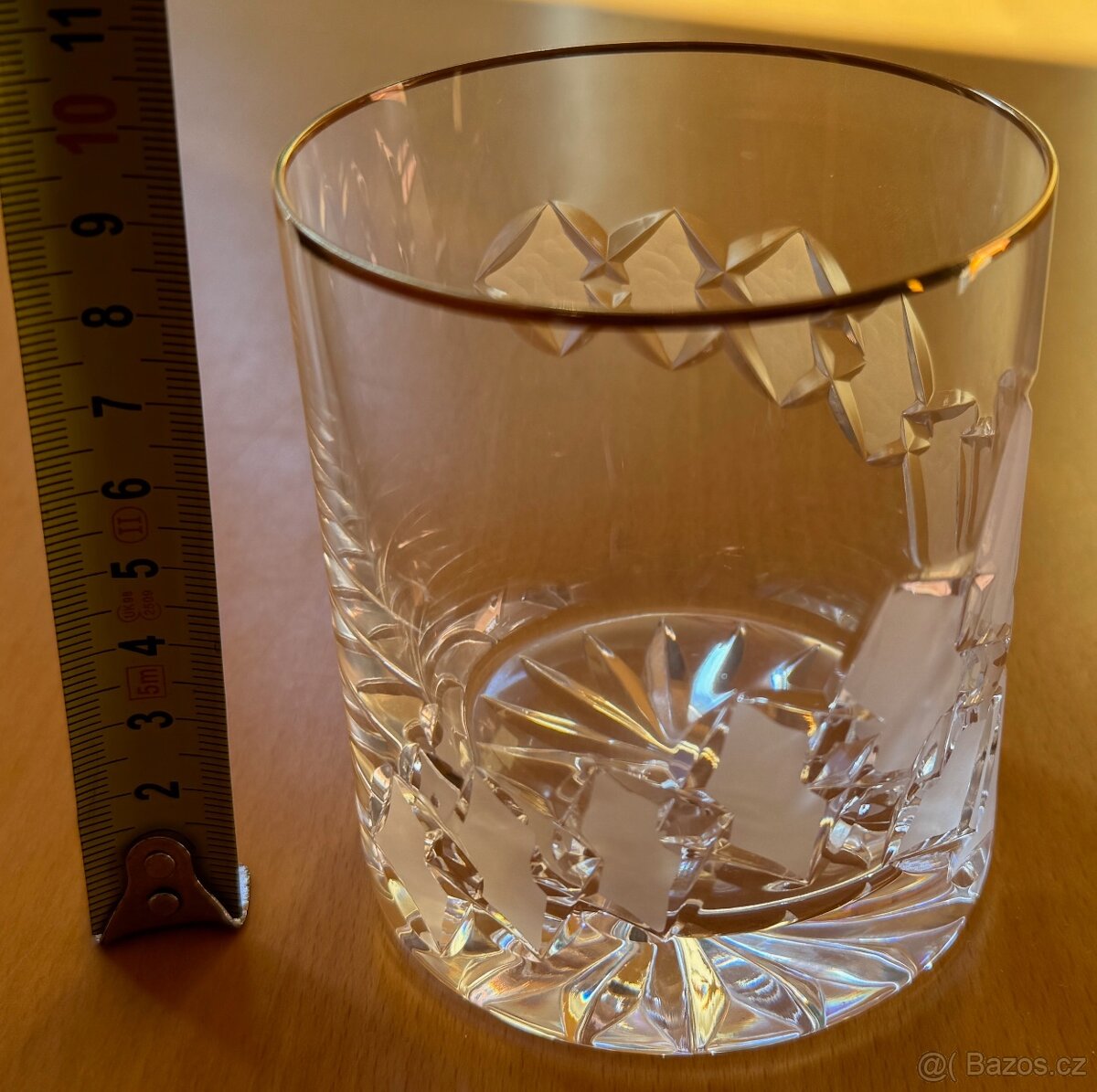 Sada 4ks krásných broušených skleniček na Whisky - 3