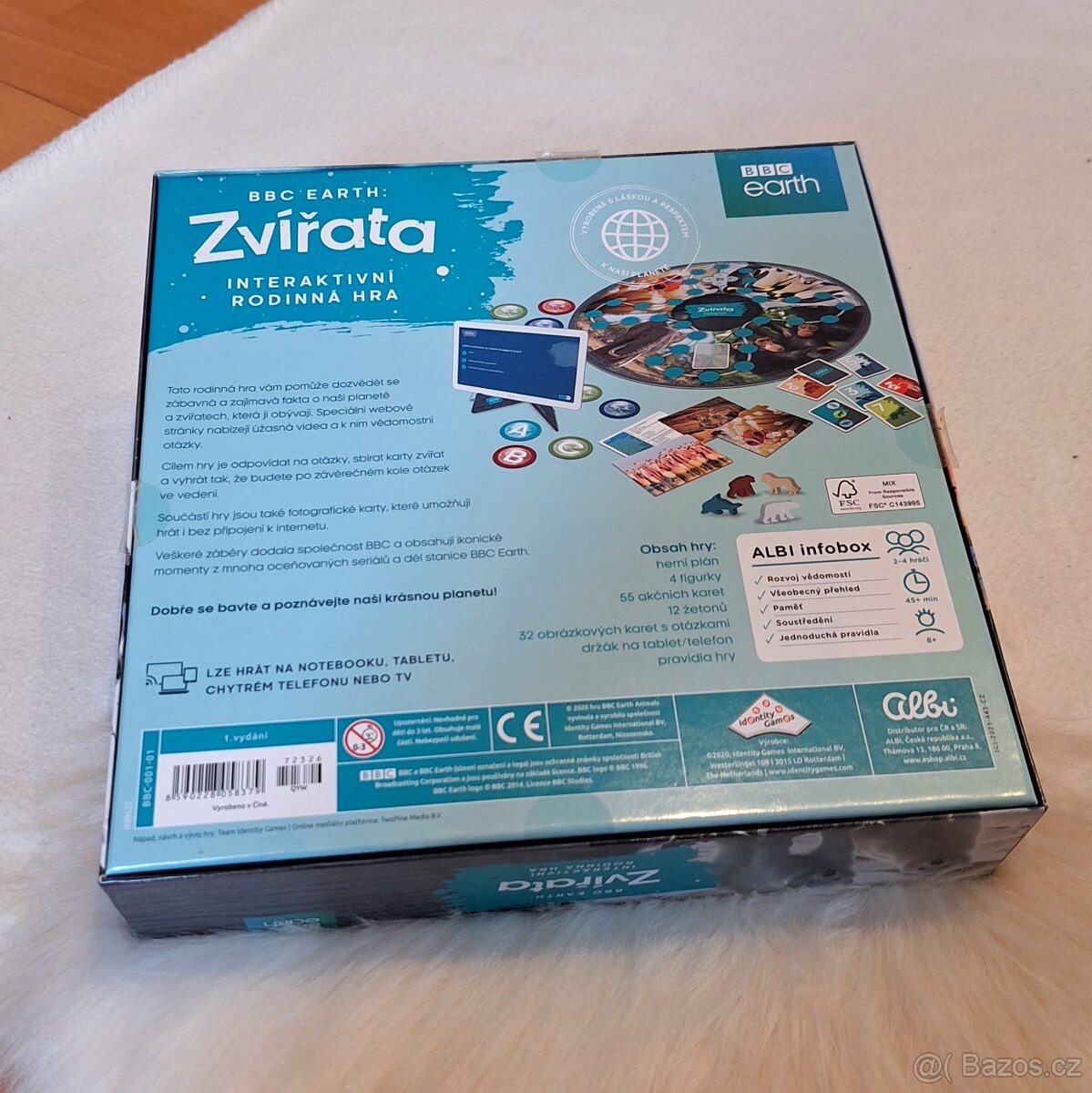 ALBI Desková hra Zvířata BBC Earth - 3