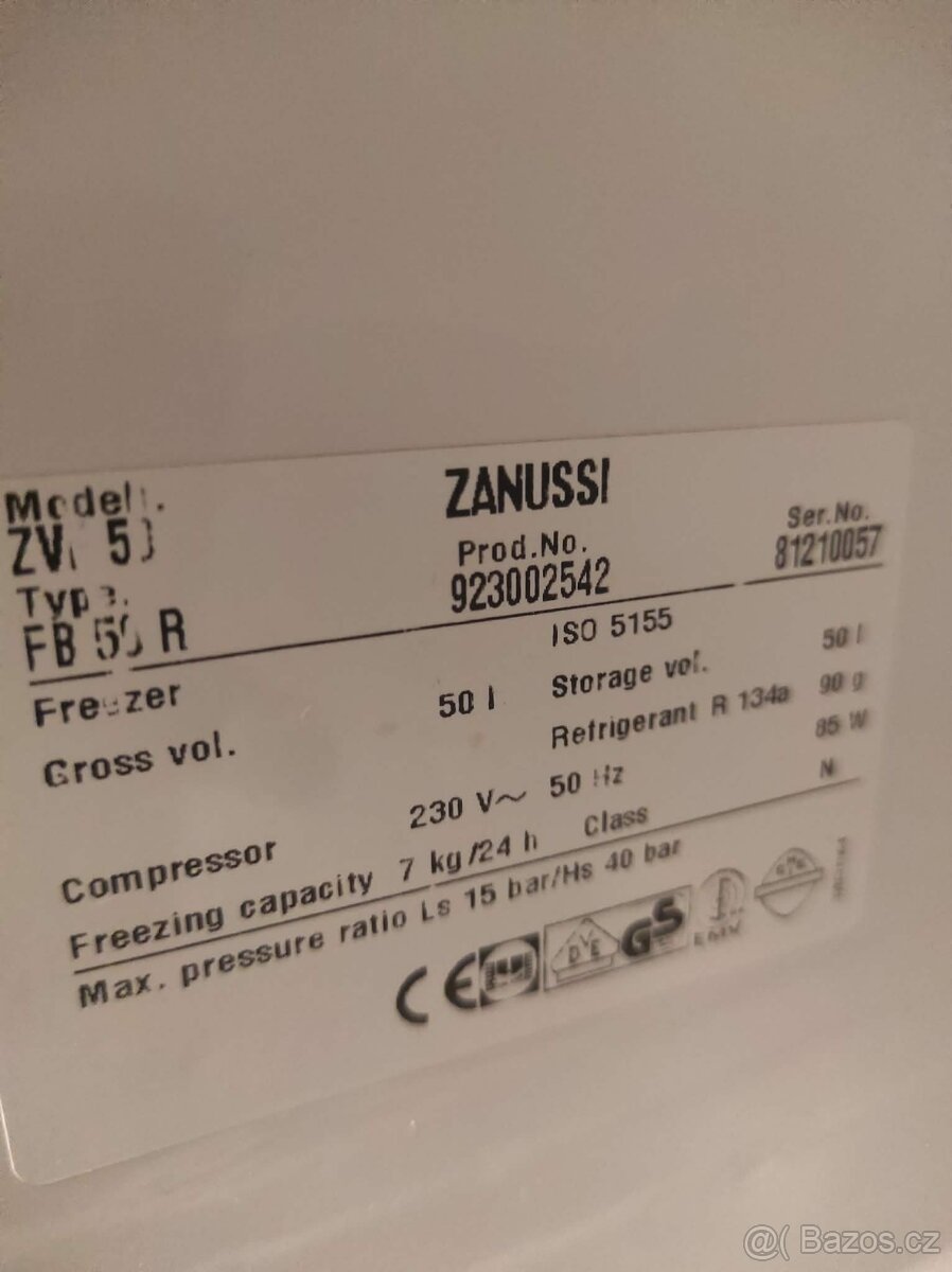 Mrazák 50 l Zanussi - 3