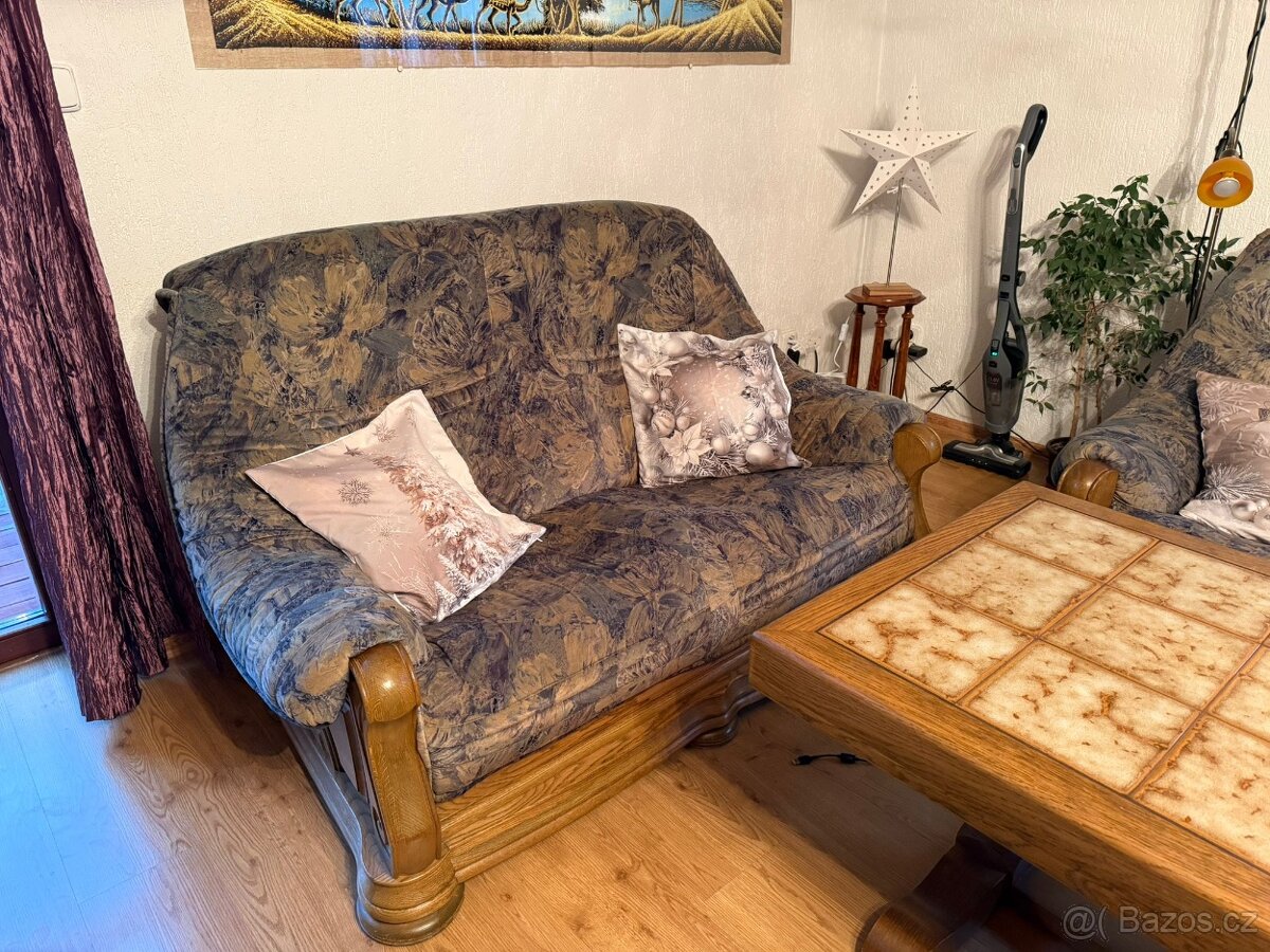 Rustikální sedací souprava - 3