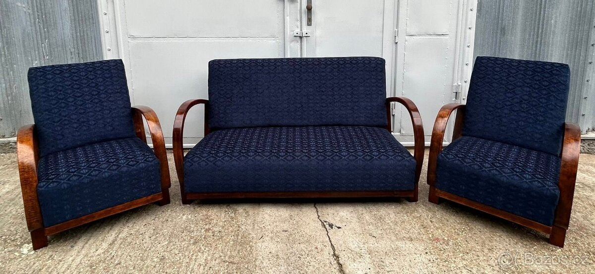 Sedacia súprava art deco - F195 - 3