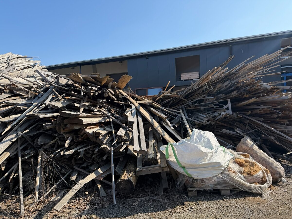 Modřínové a dubové dřevo -odřezky - 3