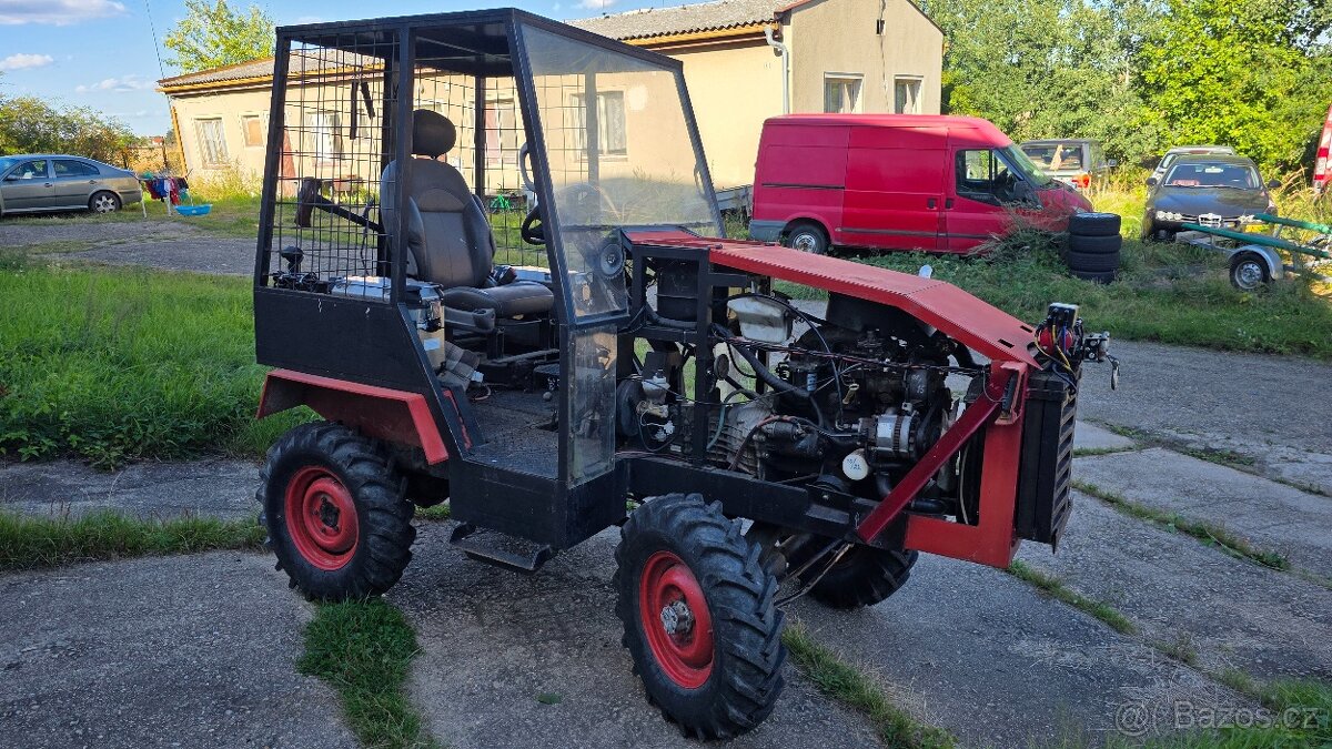 Traktor domácí výroby 4x4 prodám nebo vyměním - 3