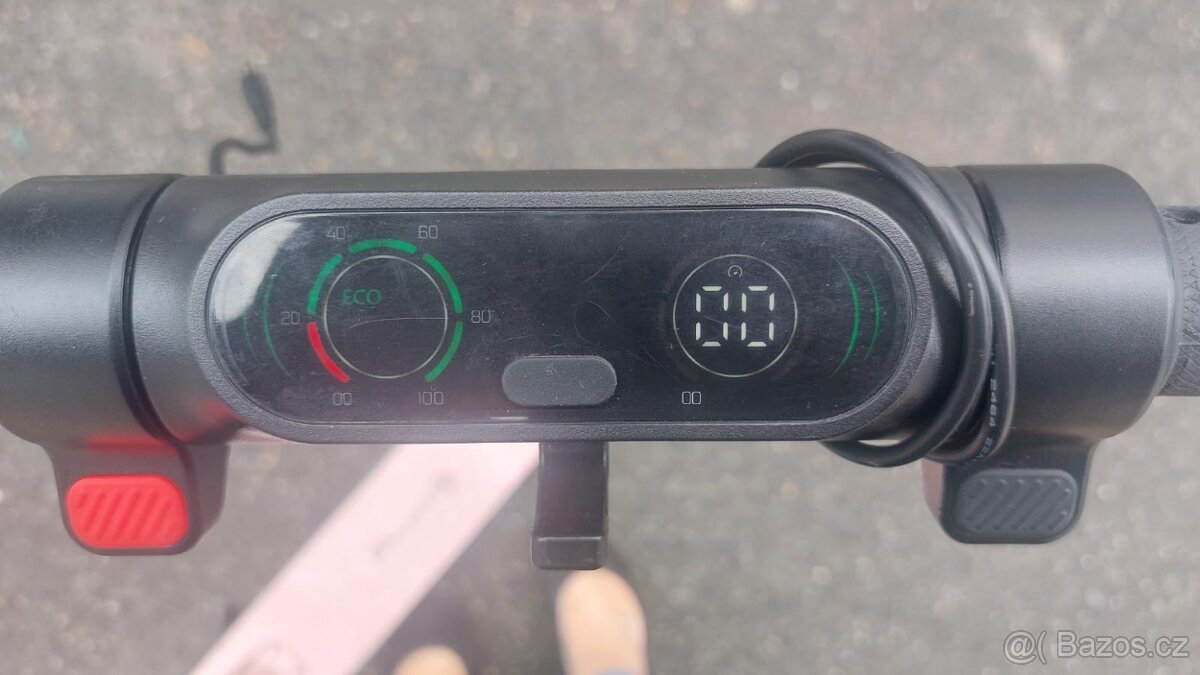 Dětská elektrická koloběžka 130 W; růžová - 3