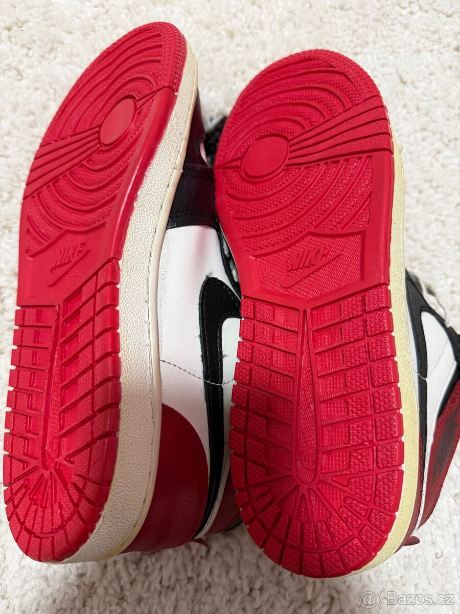 Tenisky Jordan 1 "Black Toe" – NOVÉ - 3