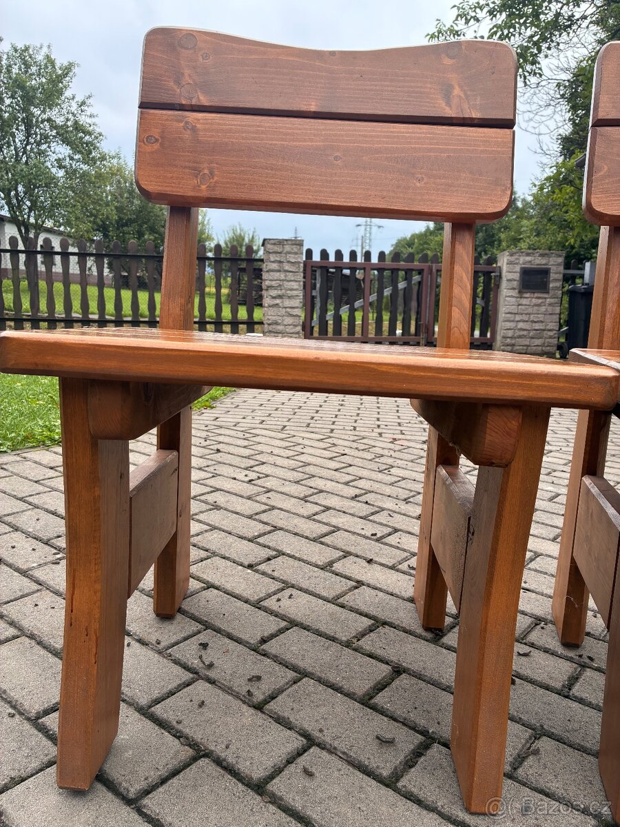 Zahradní židle masiv - 3