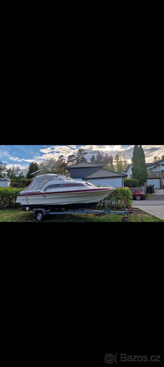 Motorový člun , loď skibsplast 600 vs - 3