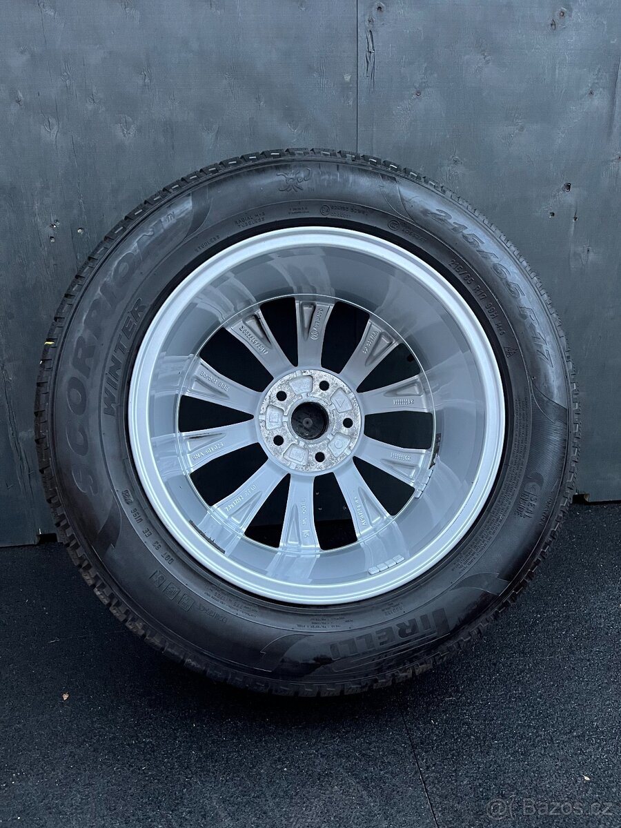 Originál alu 5x112 VW Tiguan 215/65/17 “Montana” - 3