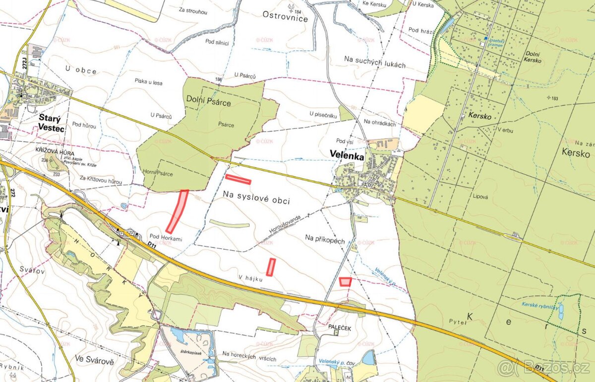 Zemědělská půda, prodej, Velenka, Nymburk - 3