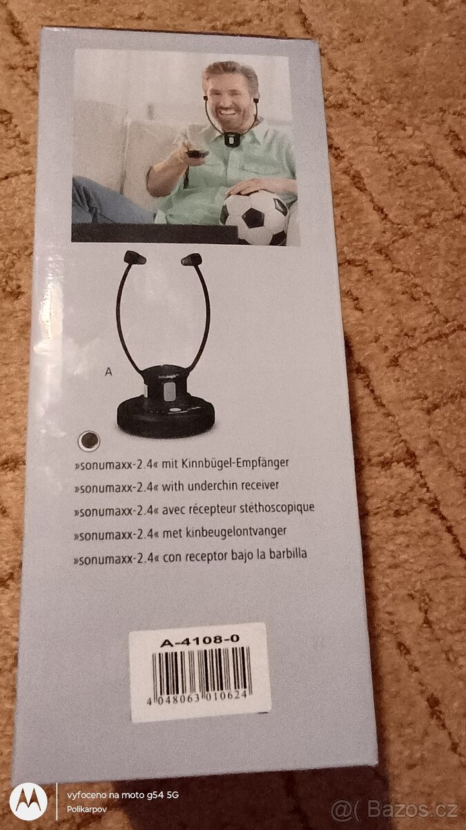 Bezdrátový TV poslechový systém HumanTechnik Sonumaxx 2.4 - 3