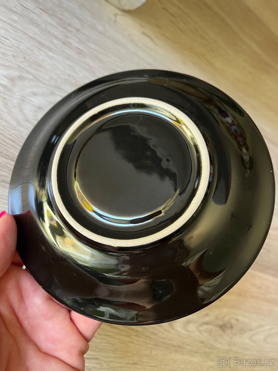 Šálek s podšálkem, 160 ml, černá - 3