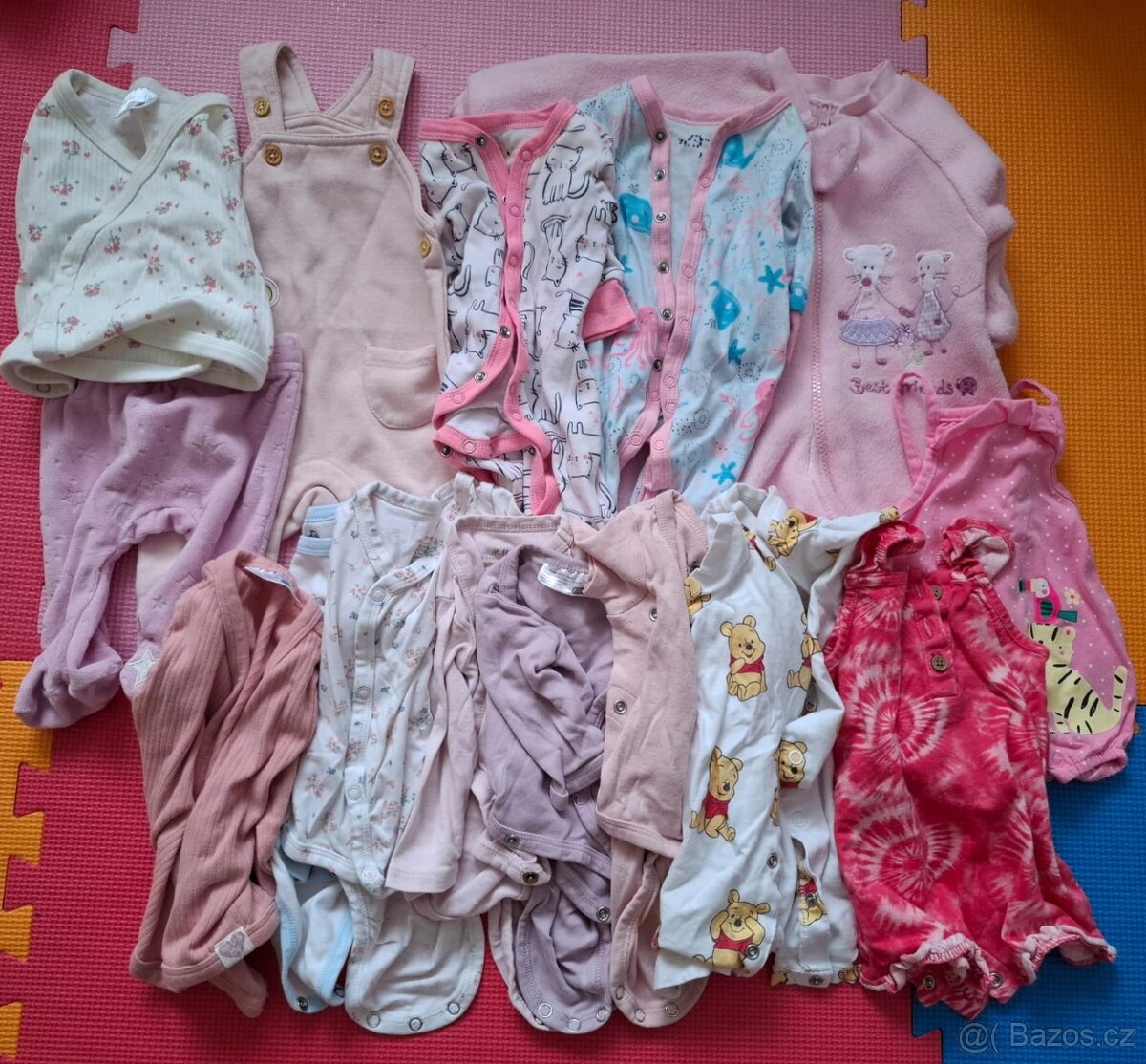 Mix oblečení pro holčičku 0-1 rok, vel 50-80 - 3