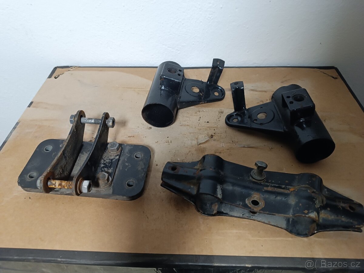 Jawa 350 držáky motoru držáky světla držák padací rám - 3