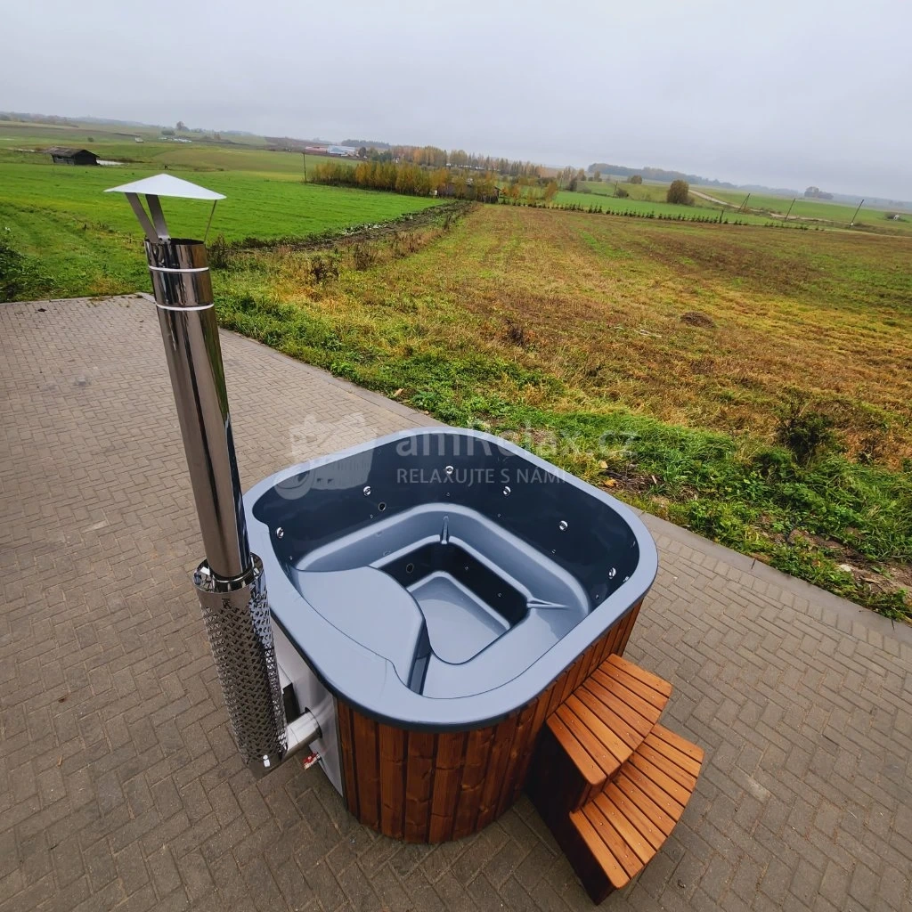 Koupací sud s hydromasážním a aeromasážním systémem - 3