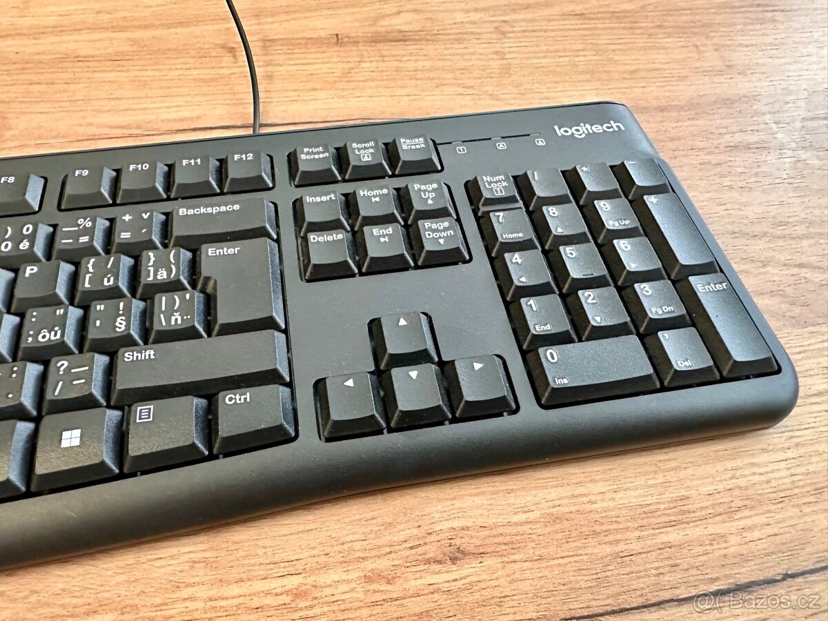 Klávesnice Logitech K120 OEM - CZ/SK - 3