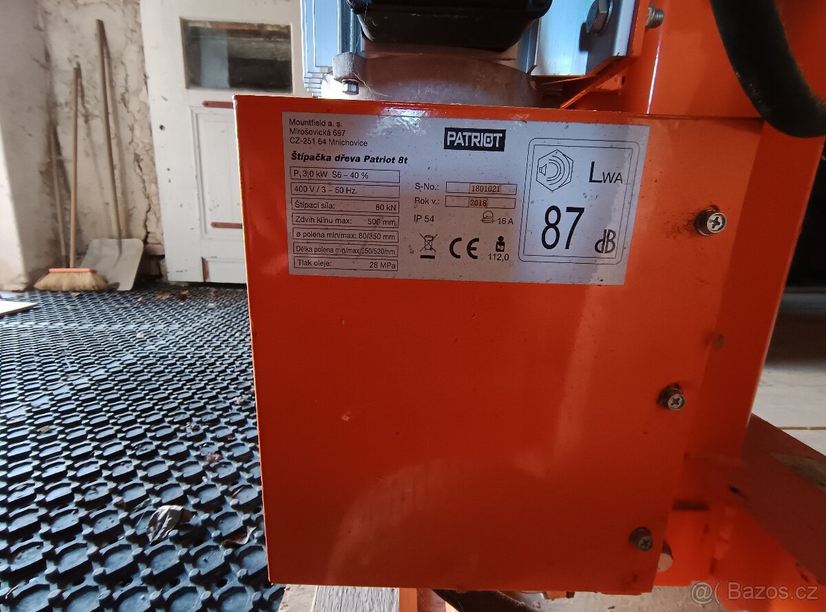 Prodám štípačku Patriot 8T - 3