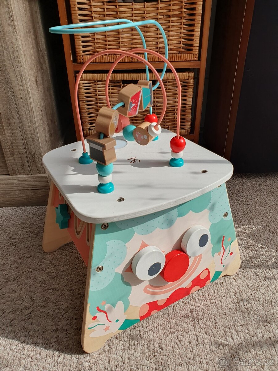 Hape dřevěná aktivity kostka - 3