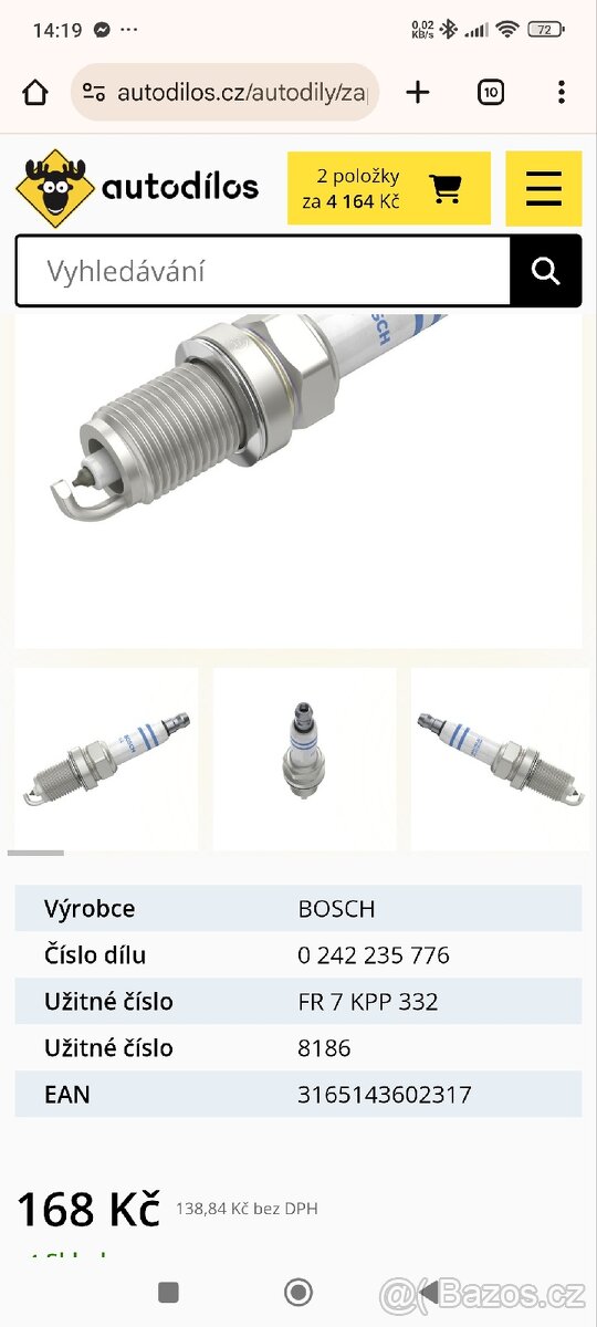 Svíčky Bosch - 3