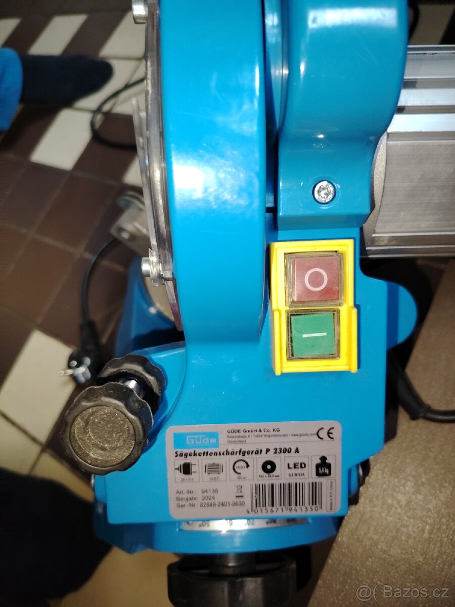 Gude P2300, ostřička na řetězy. - 3