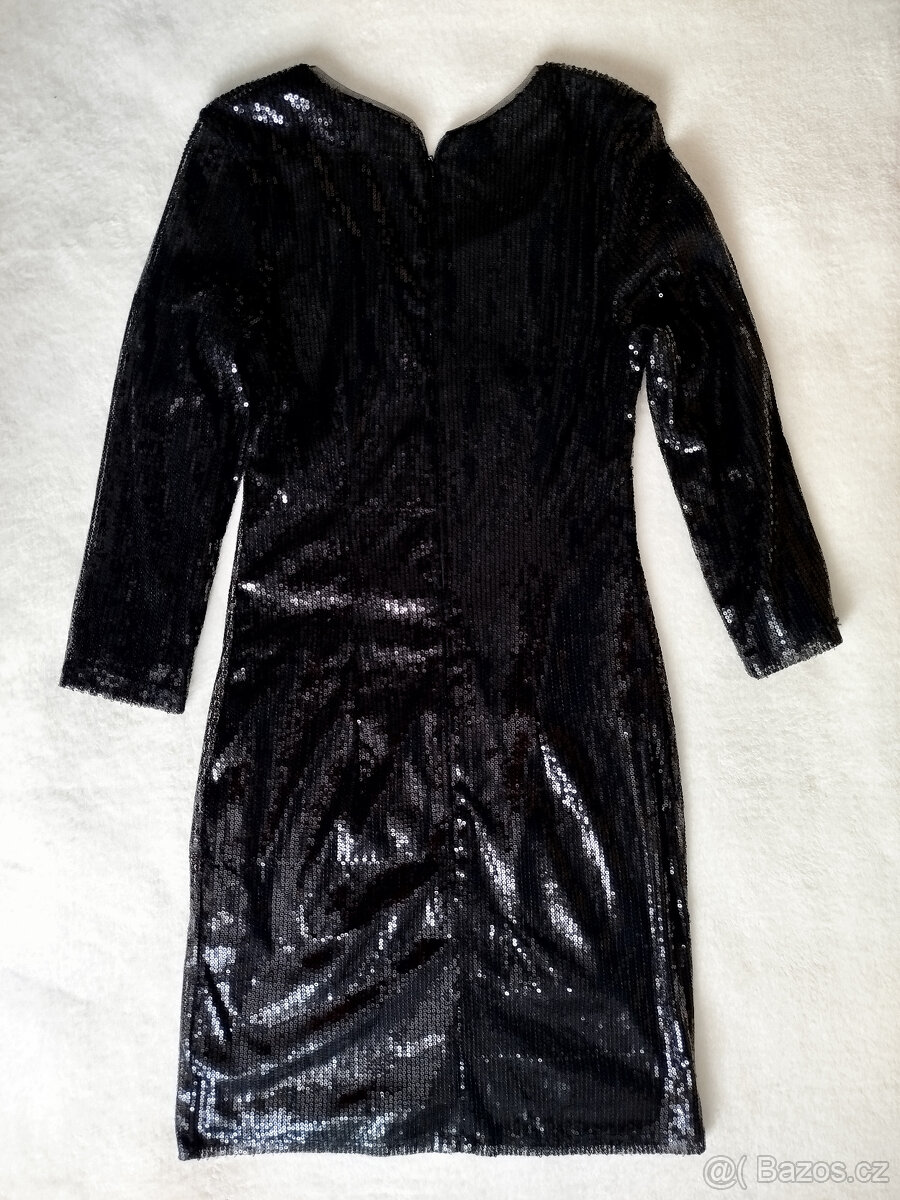 černé, flitrové šaty, zn.Janina - 3