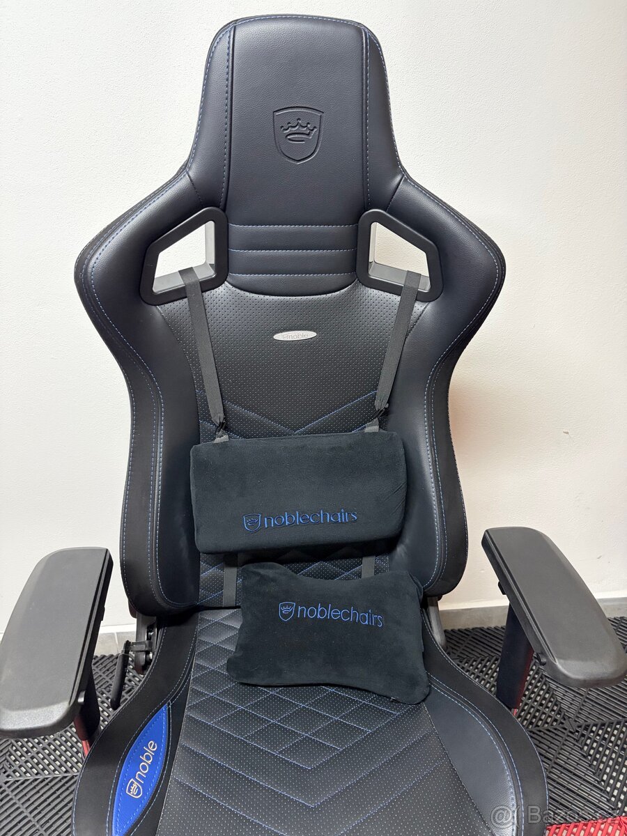 Noblechairs EPIC, herní židle, černá/modrá - 3