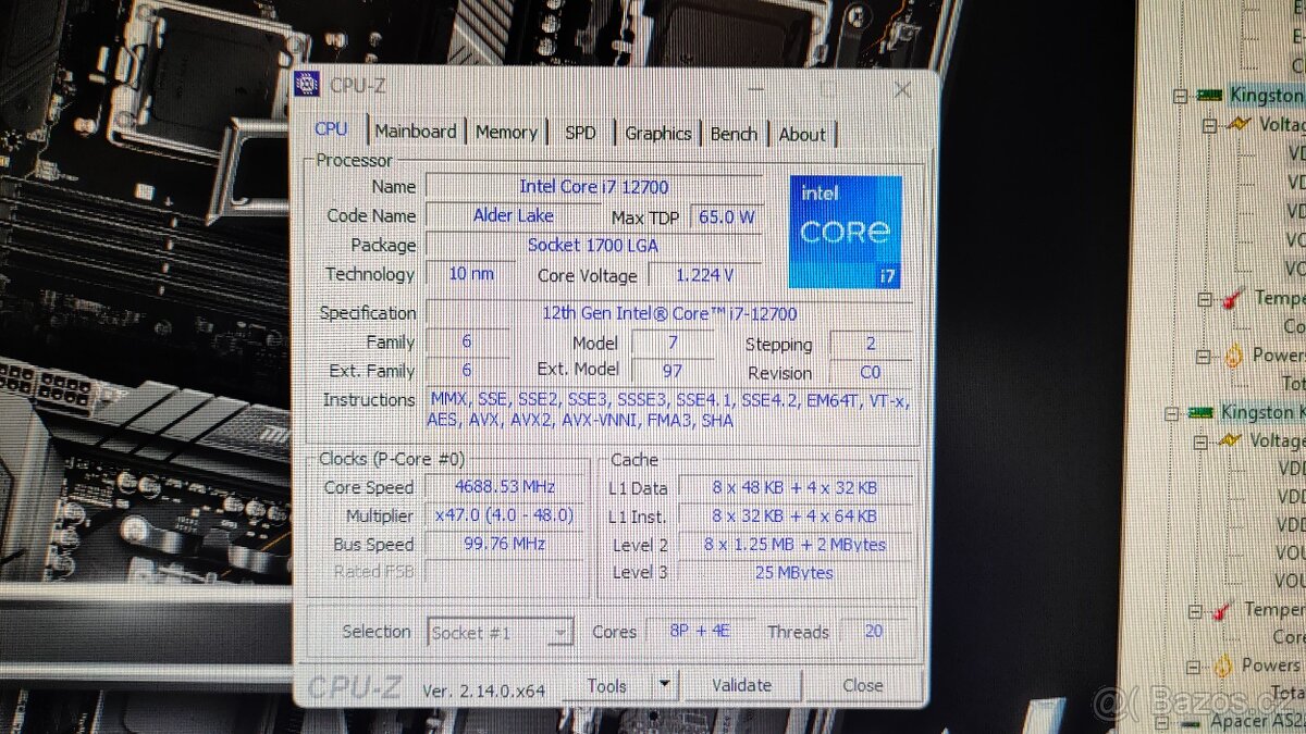 Intel Core i7-12700 - 3