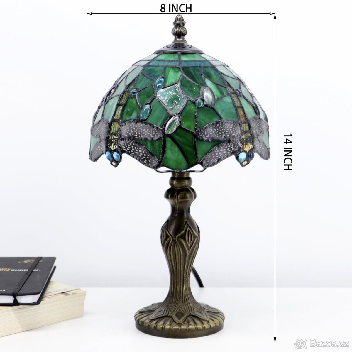 Skleněná lampa antik - 3