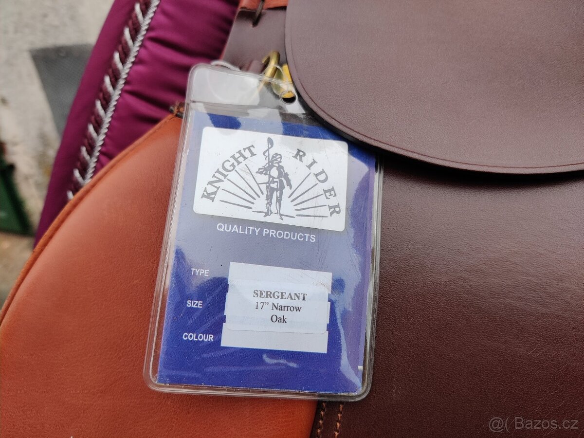 Prodám/vyměním NOVÉ VS sedlo Knight Rider Sergeant 17"/1 - 3