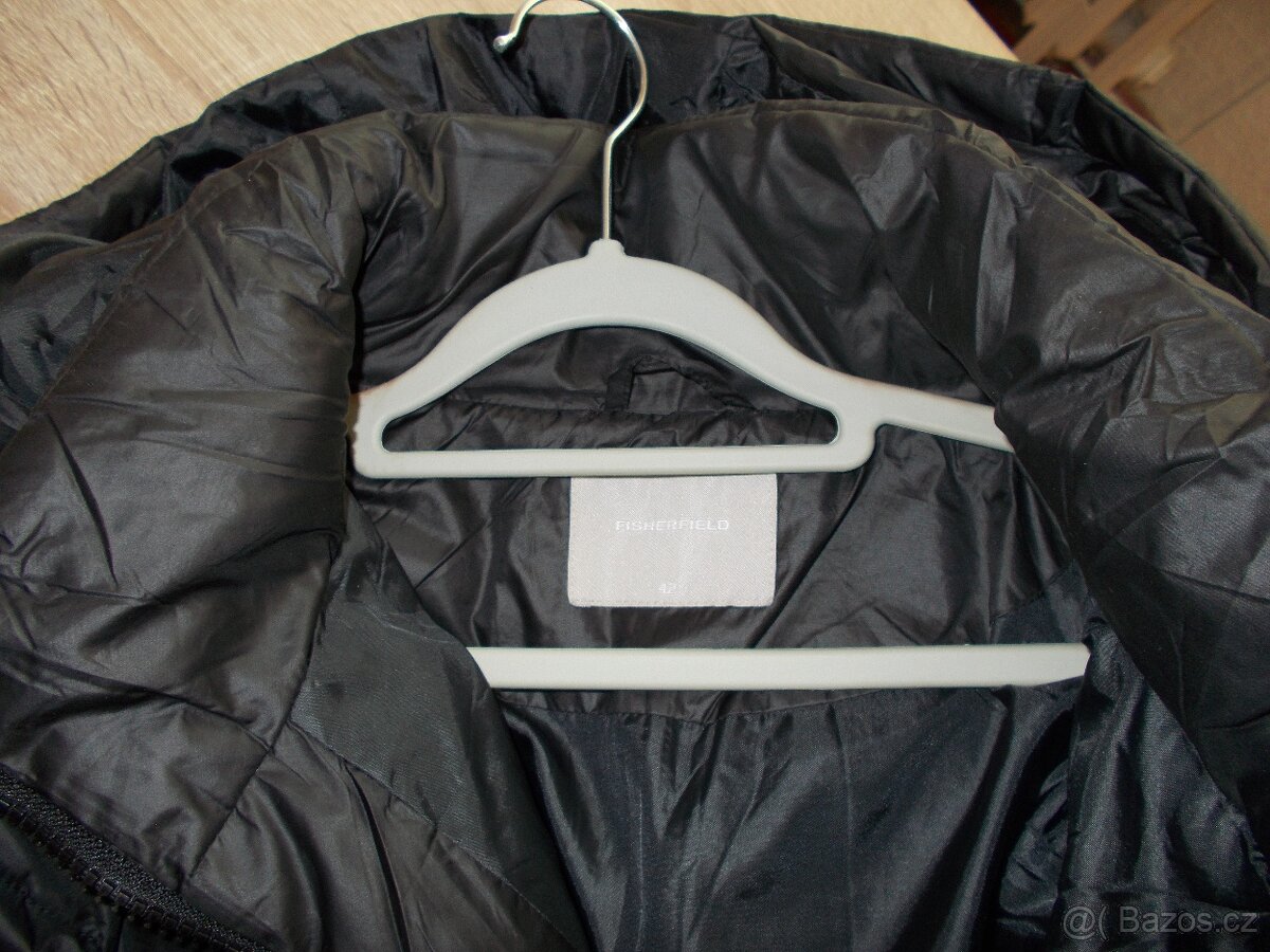 zimní černá bunda-dlouhá - 3