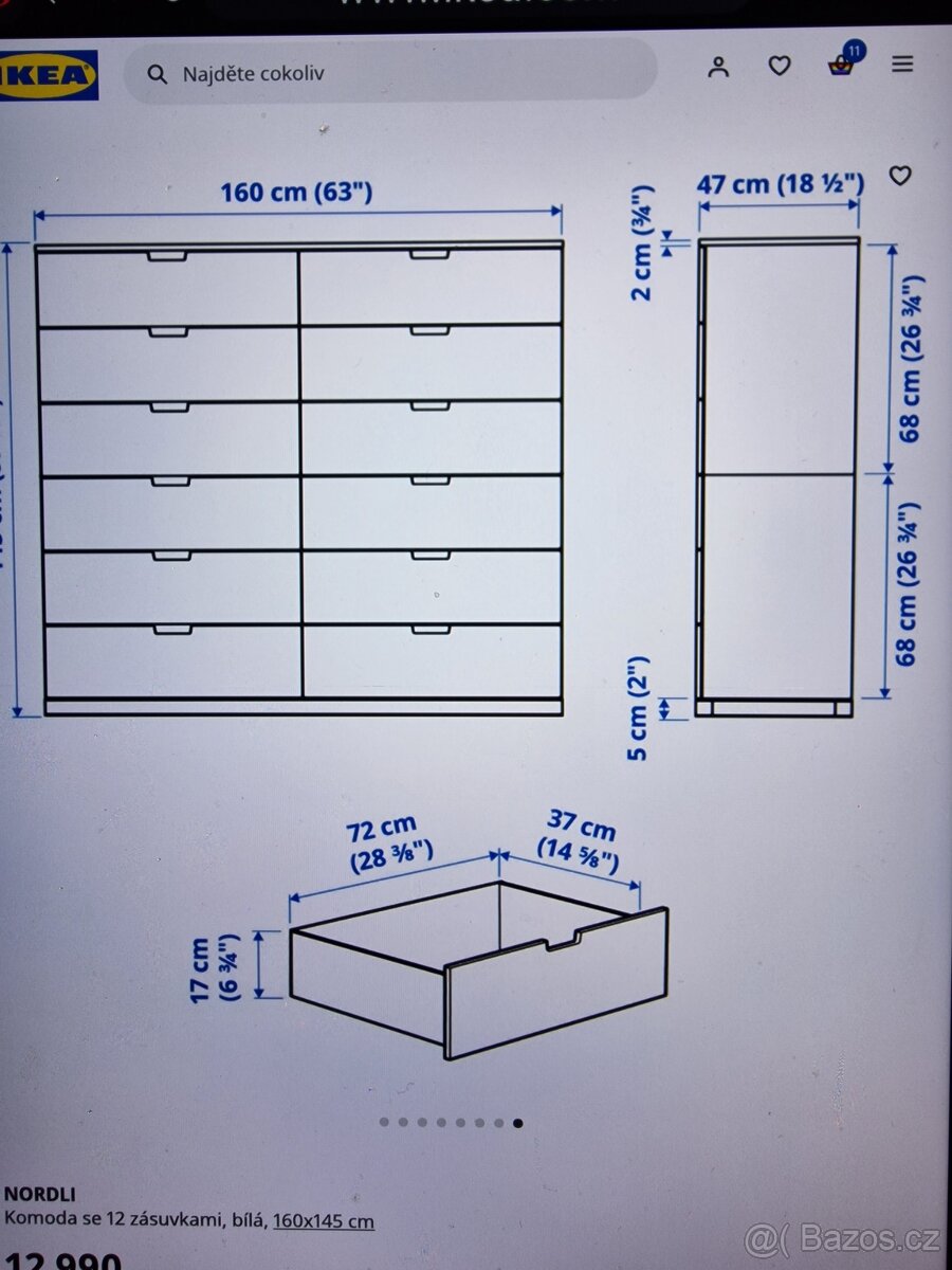 Komoda IKEA Nordli - 3