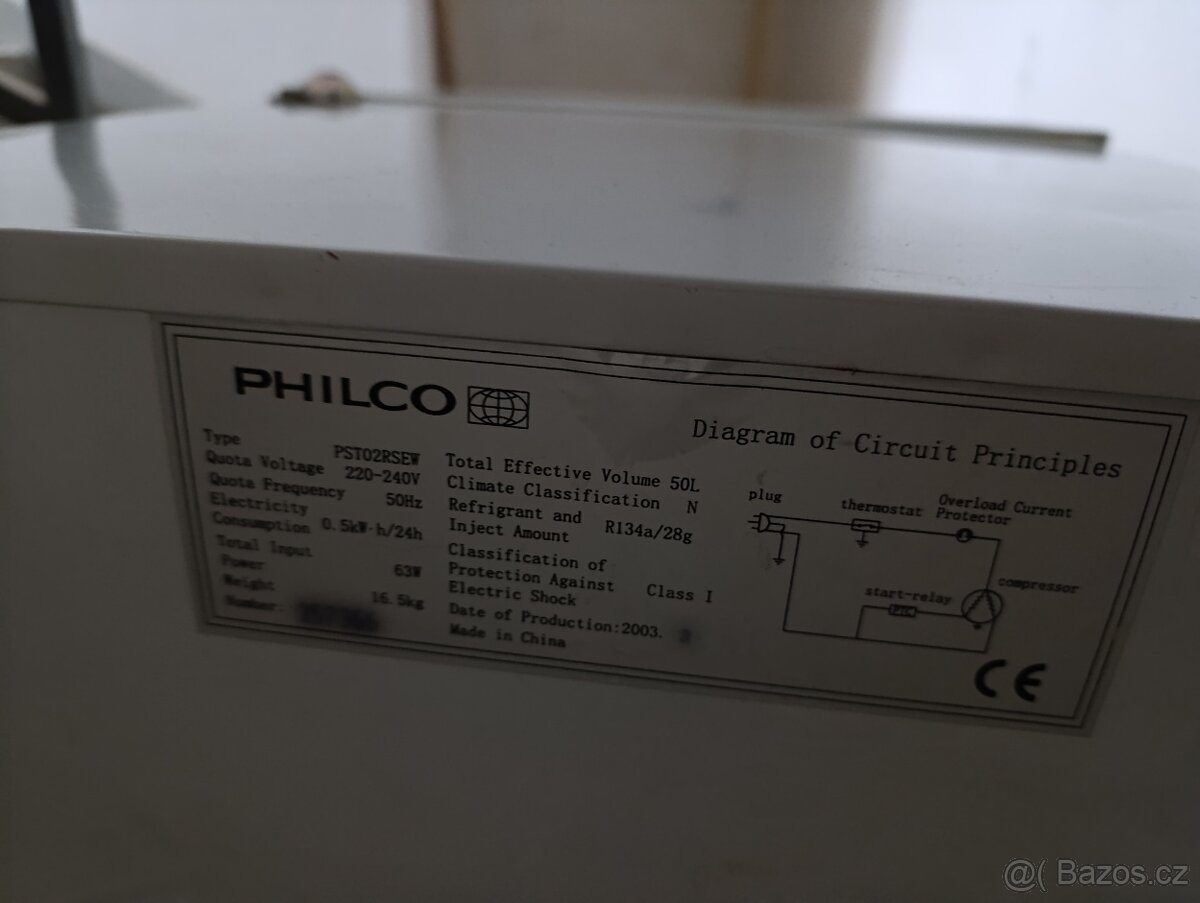 Minilednice z. Philco - 3