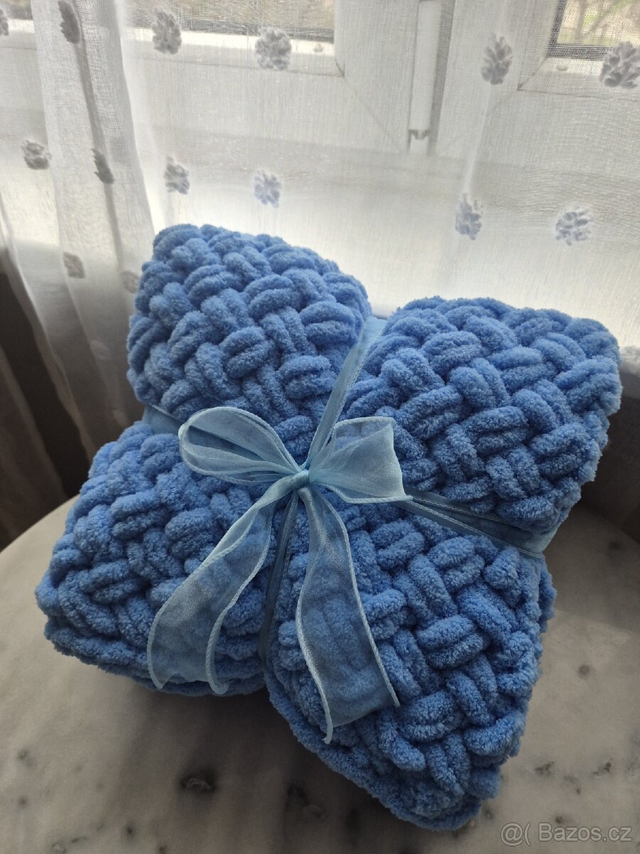 Pletená dětská deka 80×80 - 3