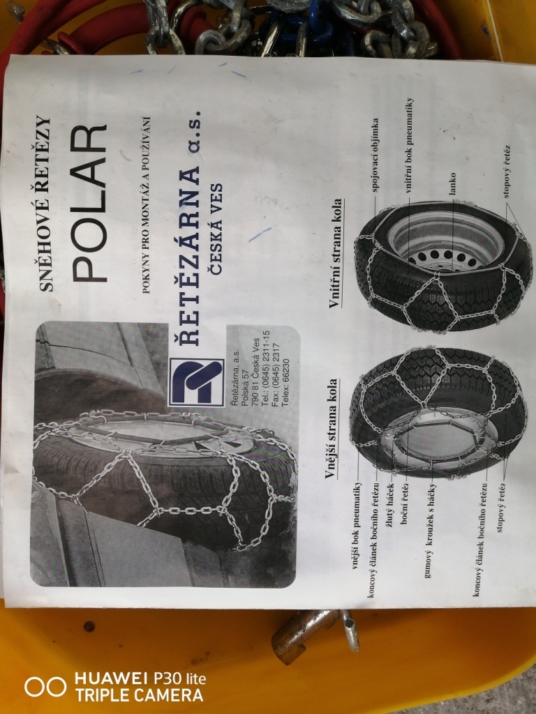 zimní sněhové řetězy osobní auto - 3