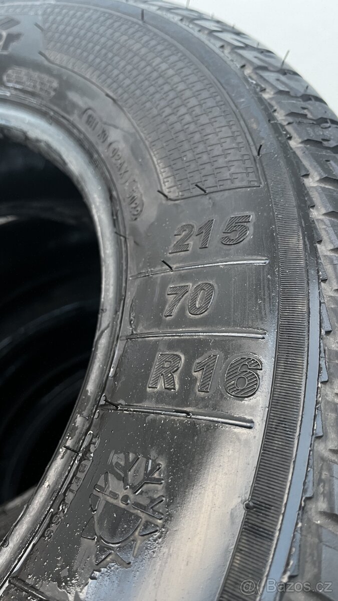 4x - zimní pneu - 215/70 R16 100H - KLEBER - 8mm - 3