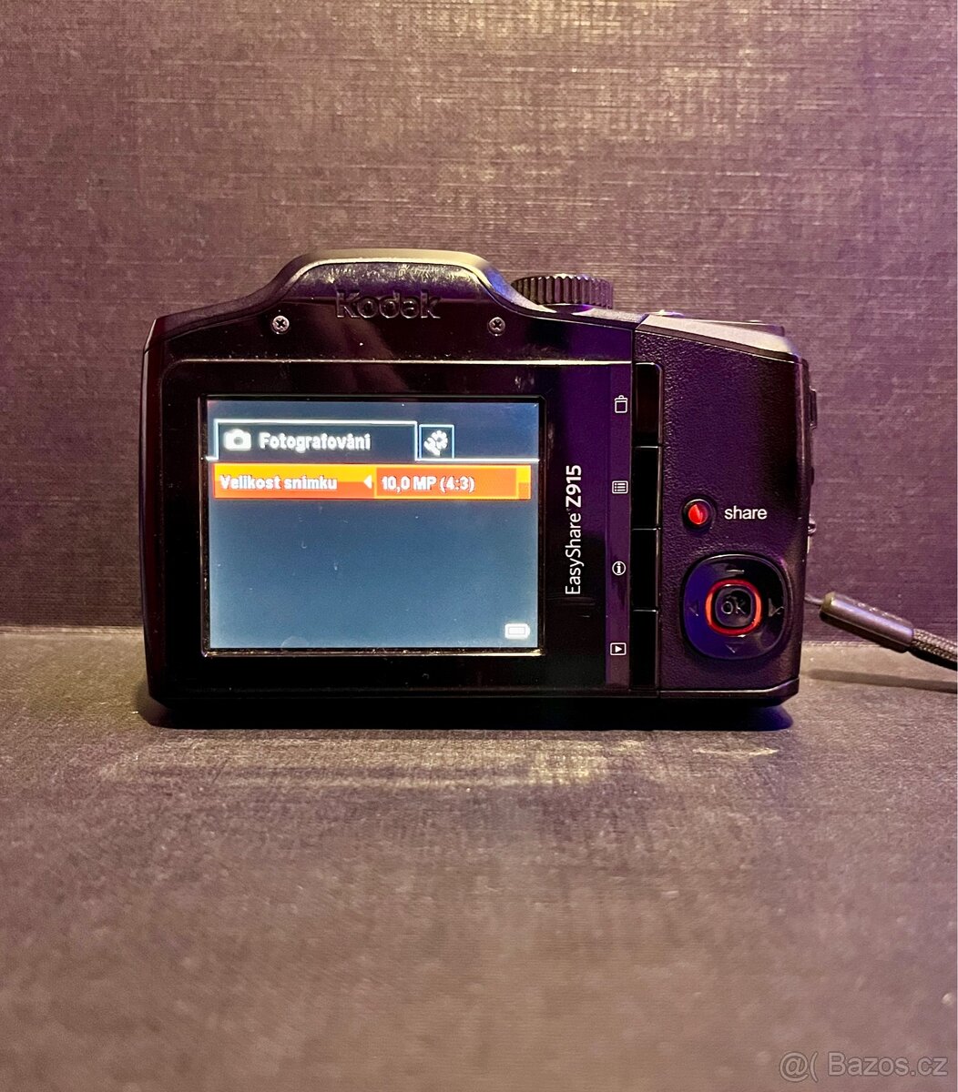 Kodak EasyShare Z915 – 10,0 MP, 10× optický zoom - 3