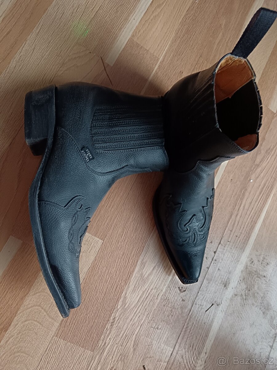 Prodám pánské kožené boty koně - 3