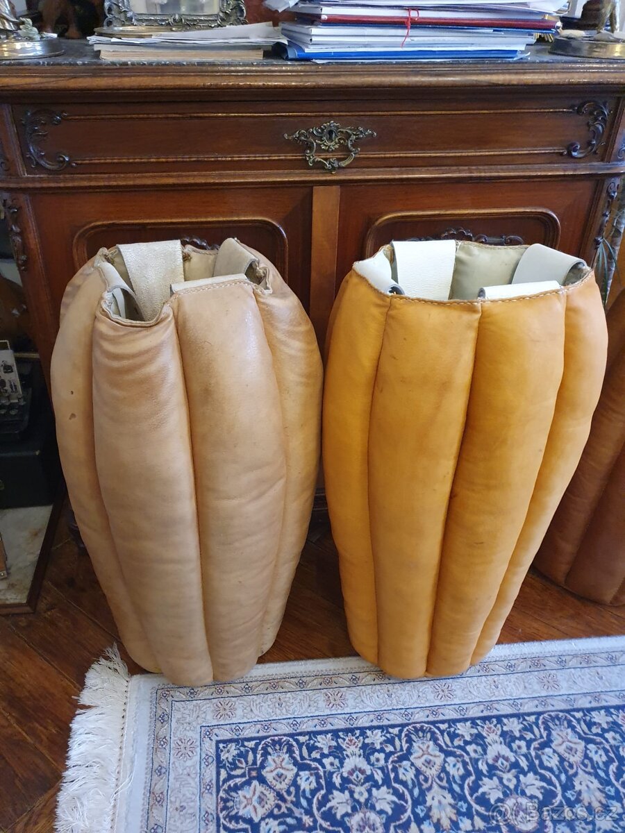 Retro kožený boxovací pytel - 3