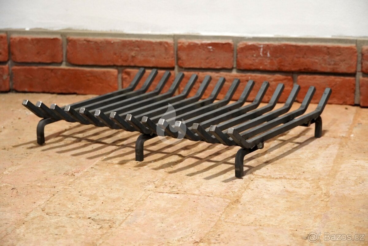 Prodám Nový rošt do krbu Braver G3 50x42 cm, ocelový do tope - 3