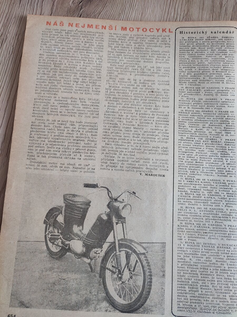 Jawa 50 pionýr pařez - 3