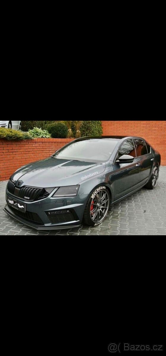 Přední podspoiler škoda Octavia 3rs face - 3