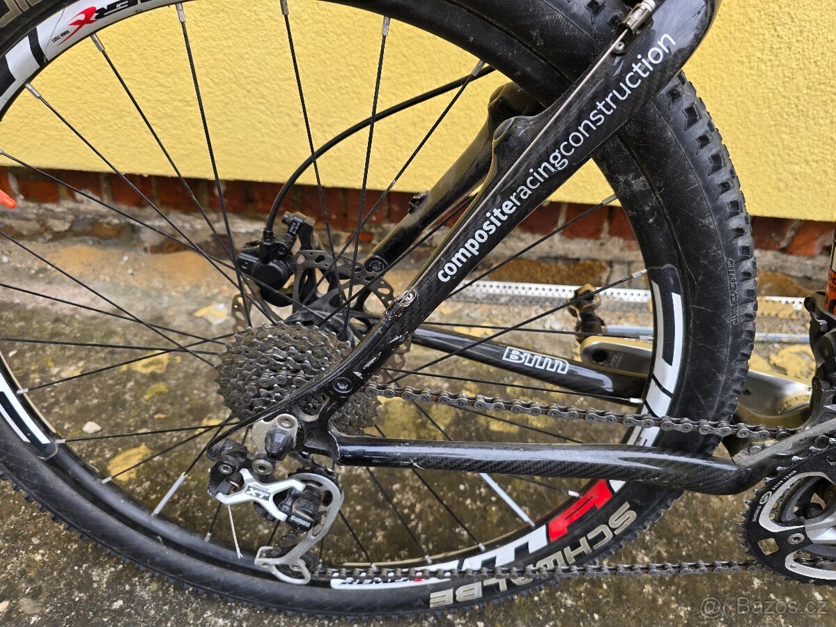 MTB kolo, karbonový rám, Shimano XT - 3