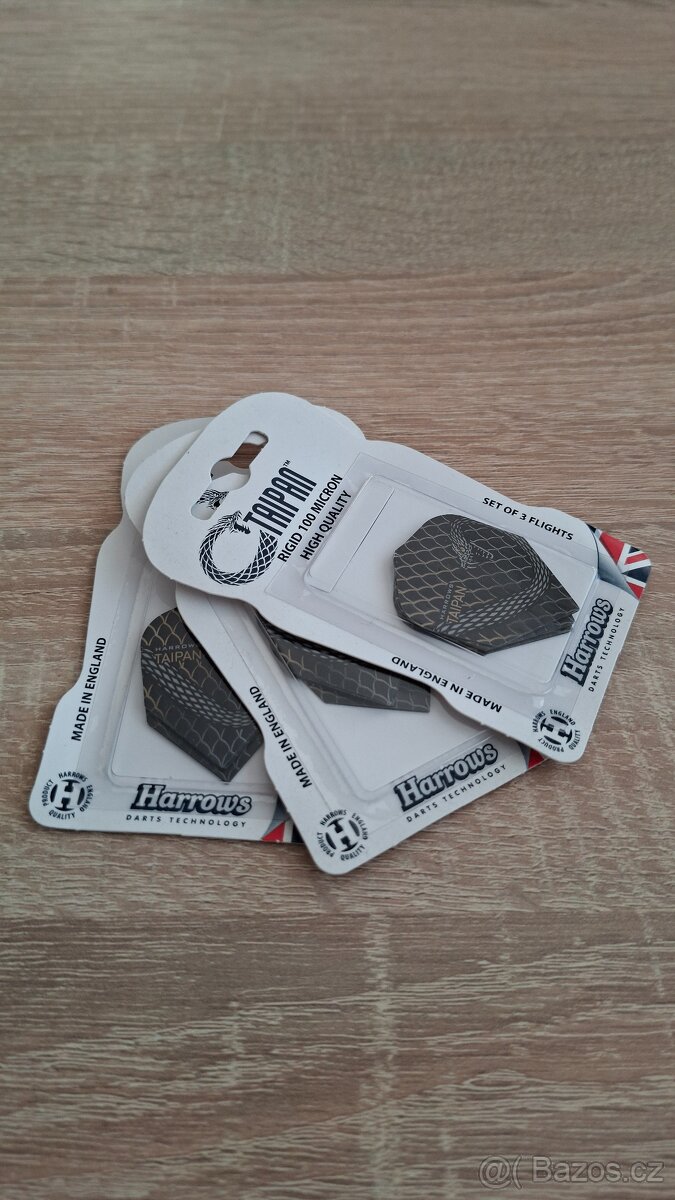 Prodám šipky Harrows - Taipan 18g - 3