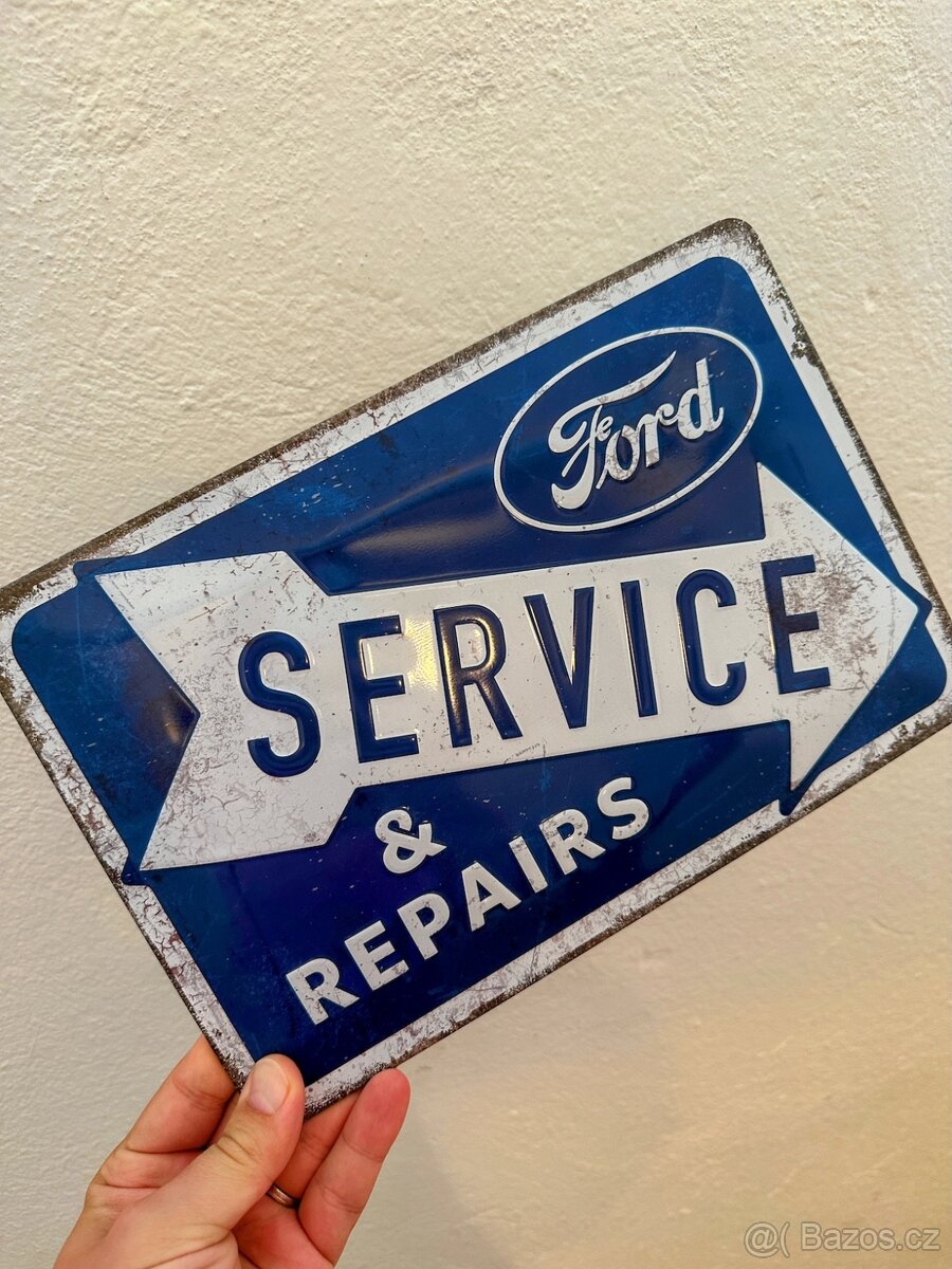 Plechové cedule Ford (retro) a Zetor - 3