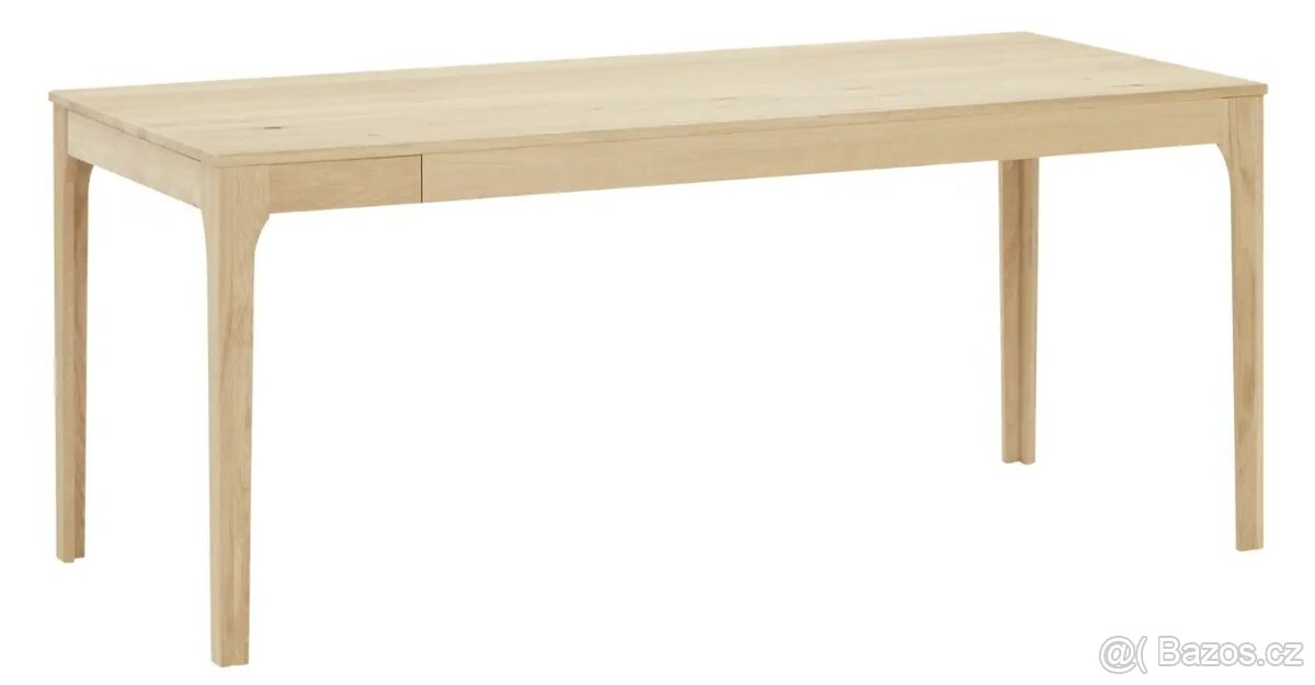 Mega velký rozkládací jídelní stůl divoký dub masiv 180-240 - 3