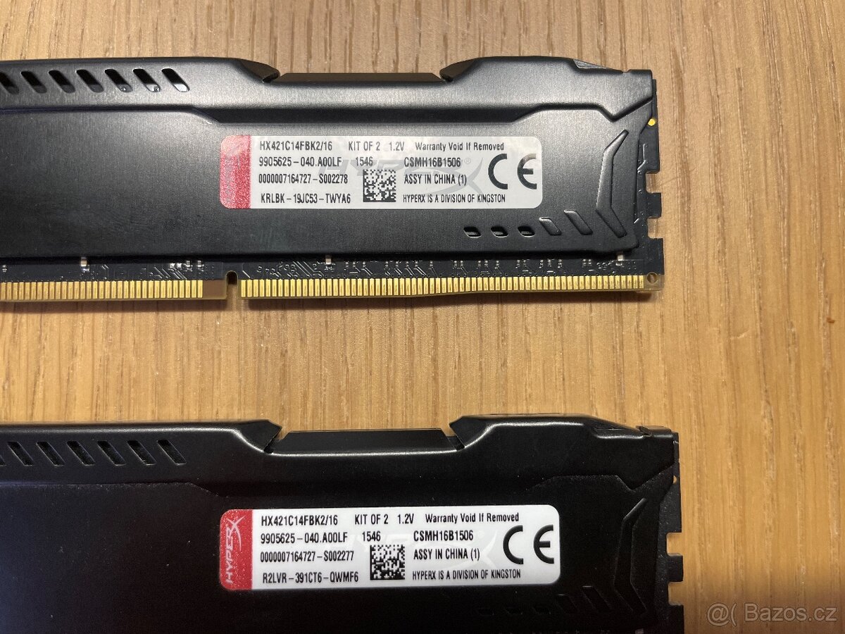 Kingston HyperX Fury Black - 16GB DDR4 2133 MHz (2x8 GB) - 3